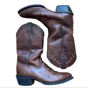 Ariat Sedona Men’s Brown Leather Cowboy Boots Size 11 EE